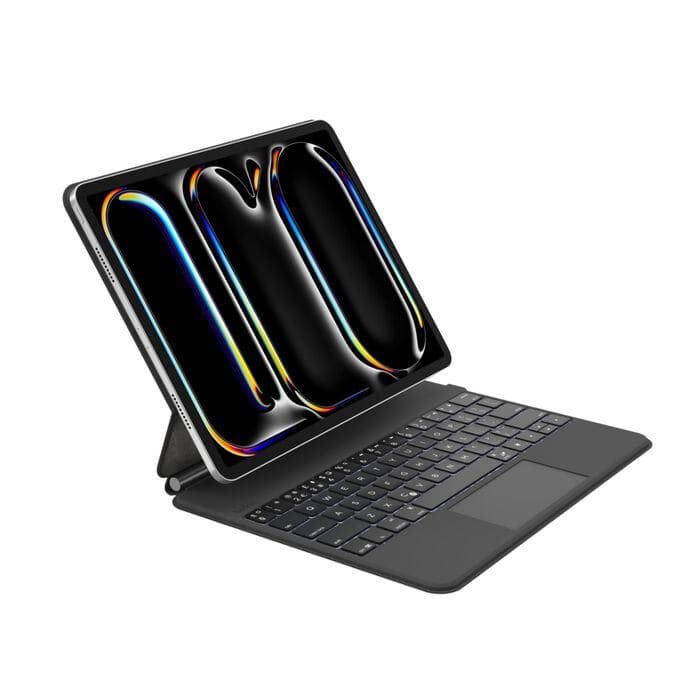 Belkin BBZ003UK-V2 custodia per tablet 33 cm [13] Custodia a libro Nero (MAGNETIC KB FOLIO 13 M4 IPAD PRO UK) - Versione UK