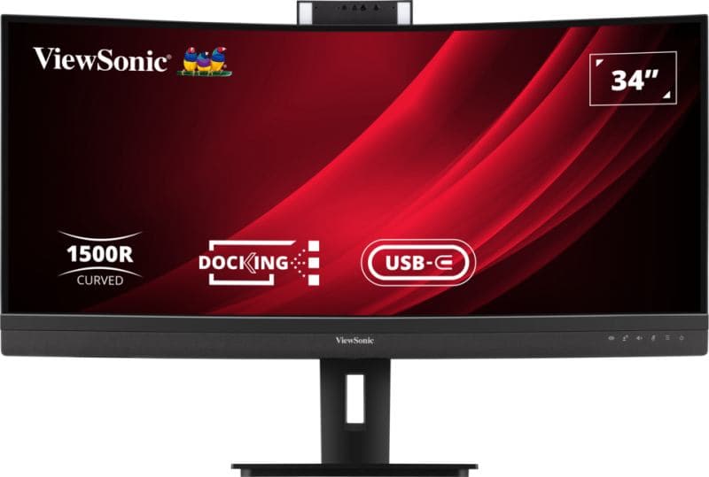 Viewsonic VG3457CV Monitor PC 86,4 cm [34] 3440 x 1440 Pixel UltraWide Quad HD LED Nero (34IN UWQHD CURVED VIDEO CONF - MONITOR 5YR WARR)