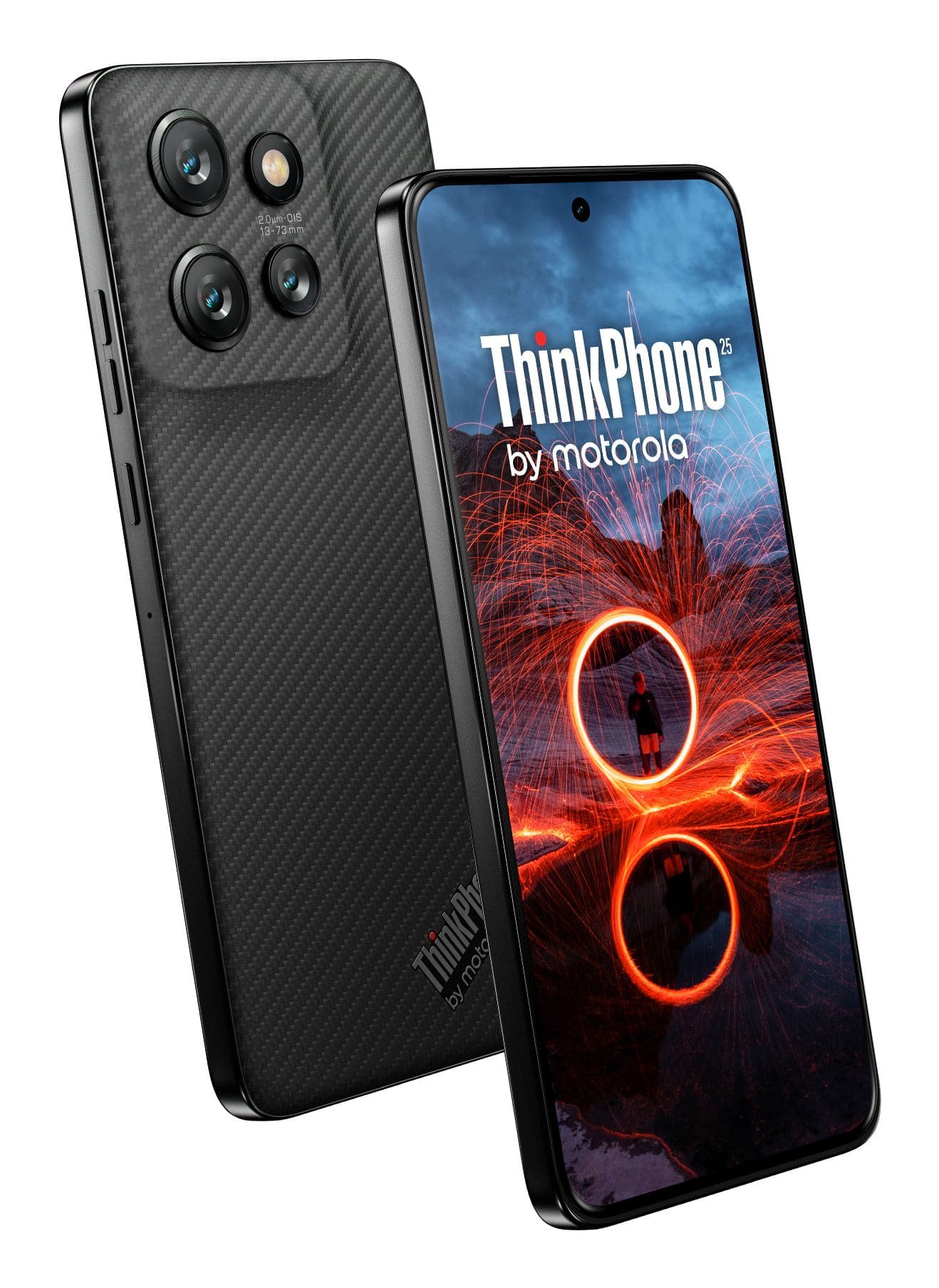Motorola ThinkPhone25 16,1 cm [6.36] Doppia SIM Android 14 5G USB tipo-C 8 GB 256 GB 4310 mAh Nero (Motorola ThinkPhone 25 - 5G smartphone - dual-SIM - RAM 8 GB / Internal Memory 256 GB - pOLED display - 6.36 - 2670 x 1220 pixels [120 Hz] - 3x rear c