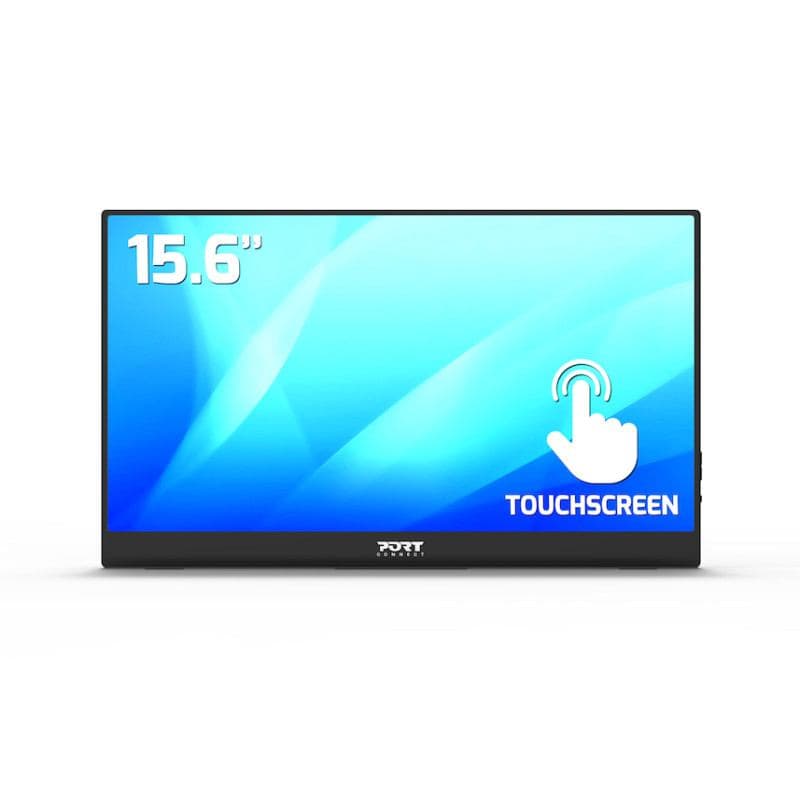 Port Designs 902101T Monitor PC 39,6 cm [15.6] 1920 x 1080 Pixel Full HD LCD Touch screen Nero (PORT Connect NOMAD skÃ¦rm - 15.6 - IPS)