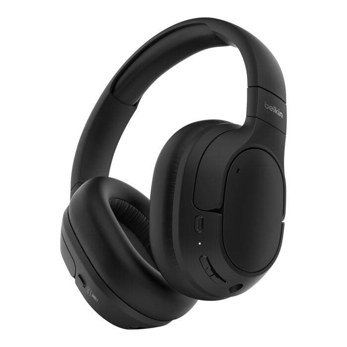 Belkin AUD008HQBK cuffia e auricolare Cuffie Wireless A Padiglione Musica e Chiamate USB tipo-C Bluetooth Nero (Headphones/Headset Wireless - Head-Band Calls/Music Usb - Type-C Bluetooth Black - Warranty: 12M)