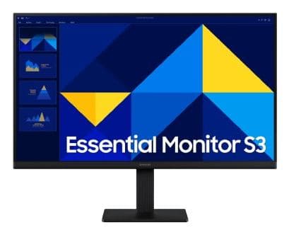 Samsung S27D304GAU Monitor PC 68,6 cm [27] 1920 x 1080 Pixel Full HD LED Nero (Samsung Essential S3 S27D304GAU skÃ¦rm)