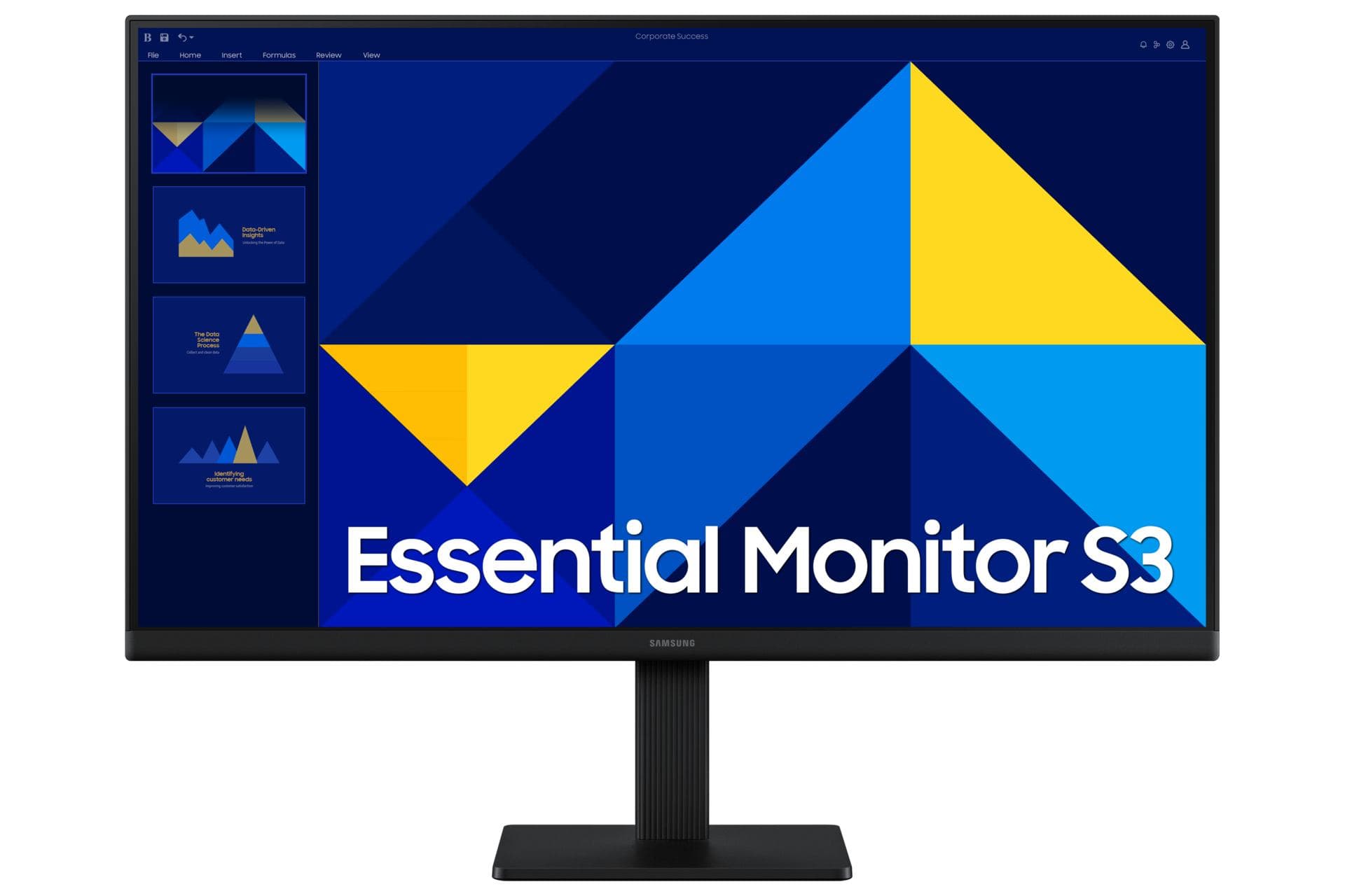 Samsung LS24D300GAU Monitor PC 61 cm [24] 1920 x 1080 Pixel Full HD LCD Nero (SAMSUNG 24IN FHD S30GD MONITOR)