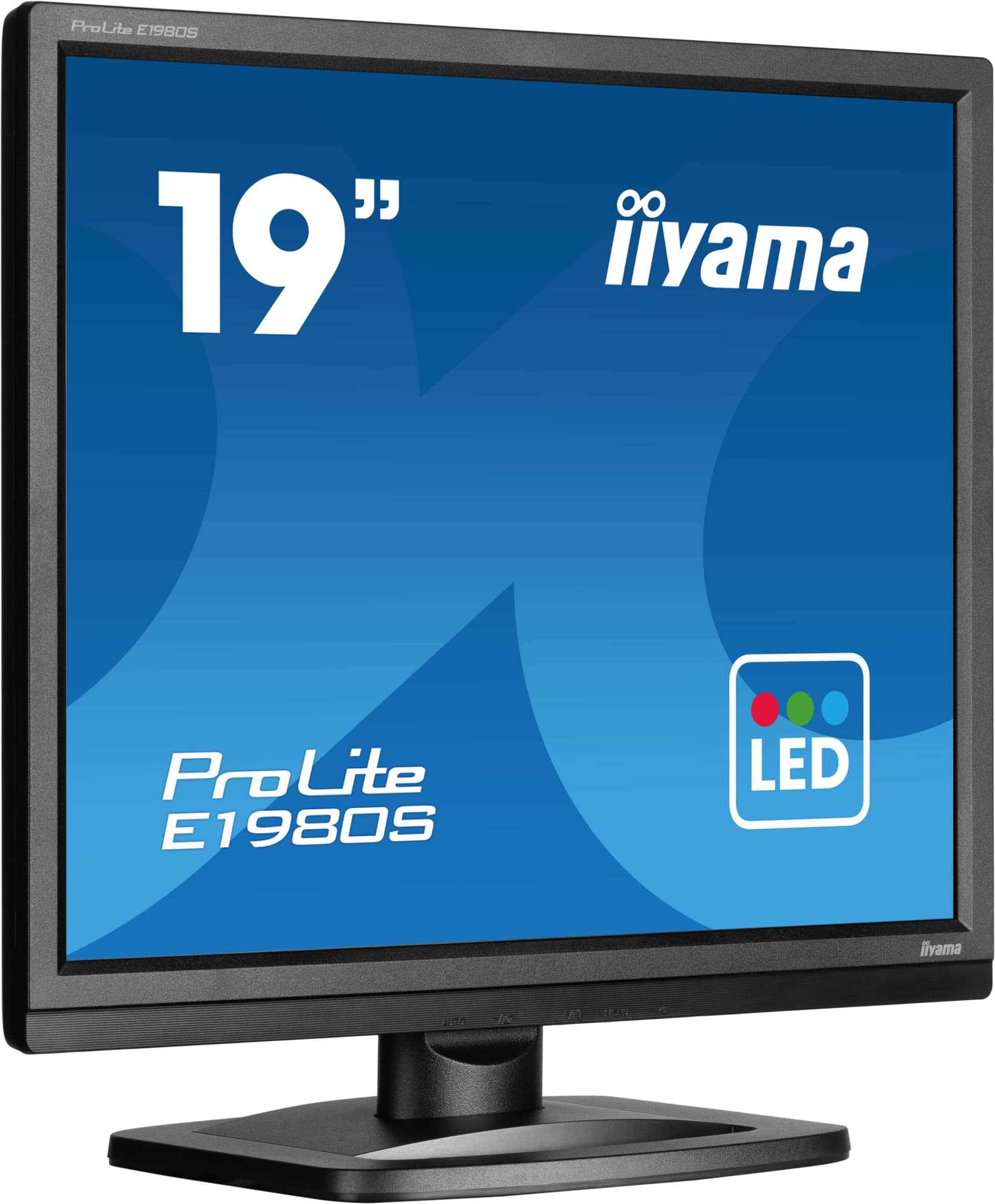 iiyama ProLite E1980S-B1 Monitor PC 48,3 cm [19] 1280 x 1024 Pixel VGA LED Nero (iiyama Prolite E1980S-B1 19' LED Monitor)