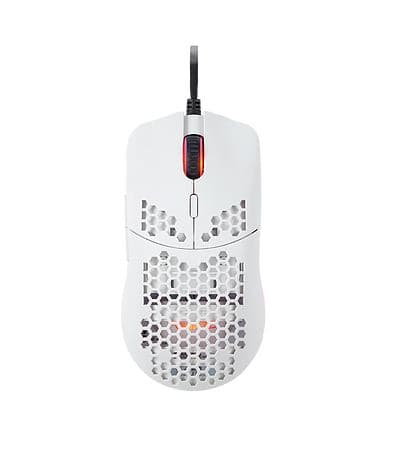 FOURZE GM800 mouse Gaming Ambidestro USB tipo A Ottico 16000 DPI (Fourze GM800 Gaming Mouse RGB Pearl Wh)