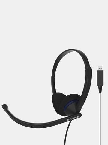 Koss CS200 USB Auricolare Cablato A Padiglione Musica e Chiamate USB tipo A Nero (Koss CS200-USB - headset)