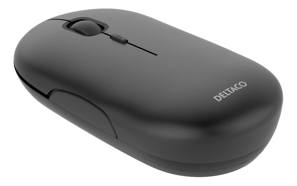 Deltaco MS-803 mouse Ambidestro RF Wireless Ottico 1600 DPI (DELTACO Wireless office silent mouse,)