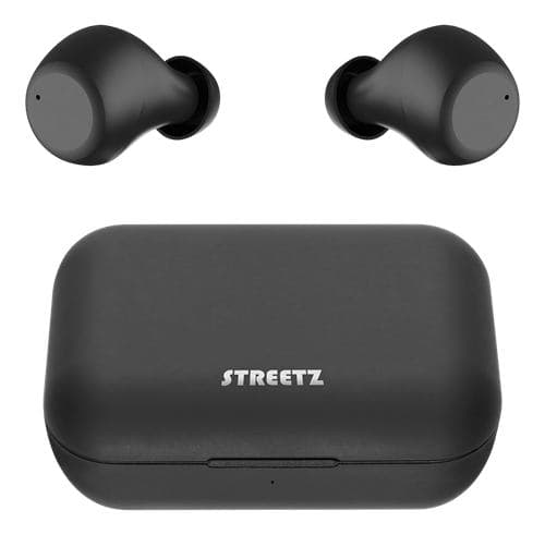 Deltaco TWS-110 cuffia e auricolare True Wireless Stereo [TWS] In-ear Musica e Chiamate Bluetooth Nero (Streetz TWS-110 - Ã¦gte trÃ¥dlÃ¸se Ã¸retel)