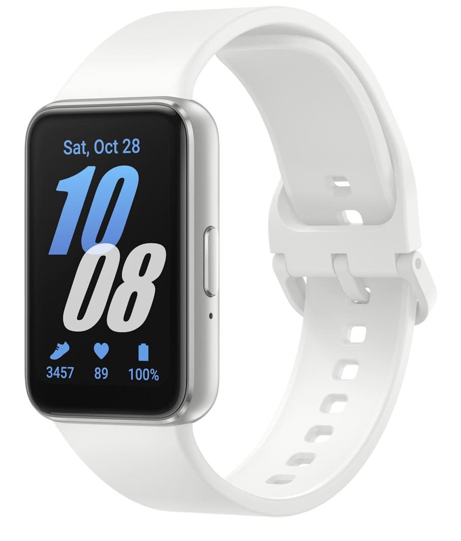 Samsung Galaxy Fit3 4,06 cm [1.6] AMOLED 40 mm Digitale 256 x 402 Pixel Touch screen Argento (SAMSUNG GALAXY FIT3 SM-R390 SILVER)