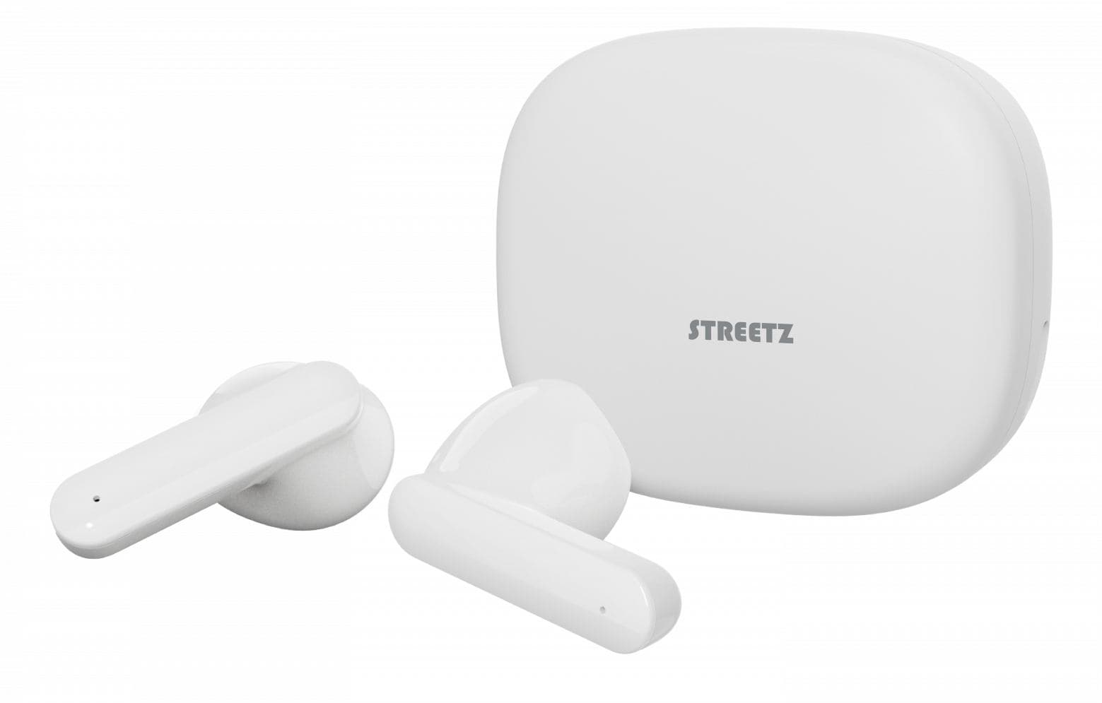 Deltaco T160-WHT cuffia e auricolare True Wireless Stereo [TWS] In-ear Musica e Chiamate USB tipo-C Bluetooth Bianco (T160 TWS earphones, black)
