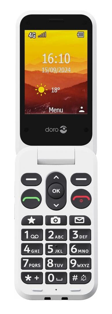 Doro Leva L21 7,11 cm [2.8] 132 g Rosso, Bianco Telefono cellulare basico (DORO funktionstelefon - 17 MB - GSM)