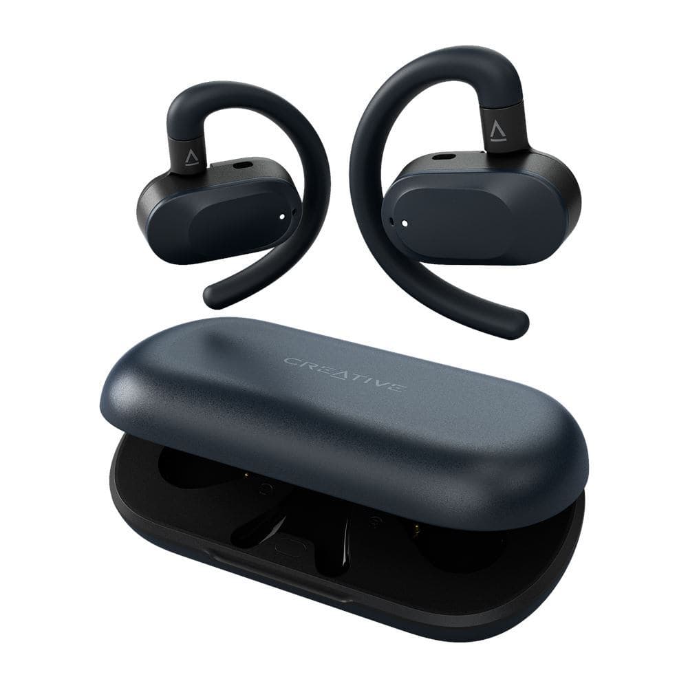 Creative Labs Outlier Go Auricolare Wireless A clip Chiamate/Musica/Sport/Tutti i giorni USB tipo-C Bluetooth Blu (^OUTLIER GO - OPEN EAR HEADPHONES)