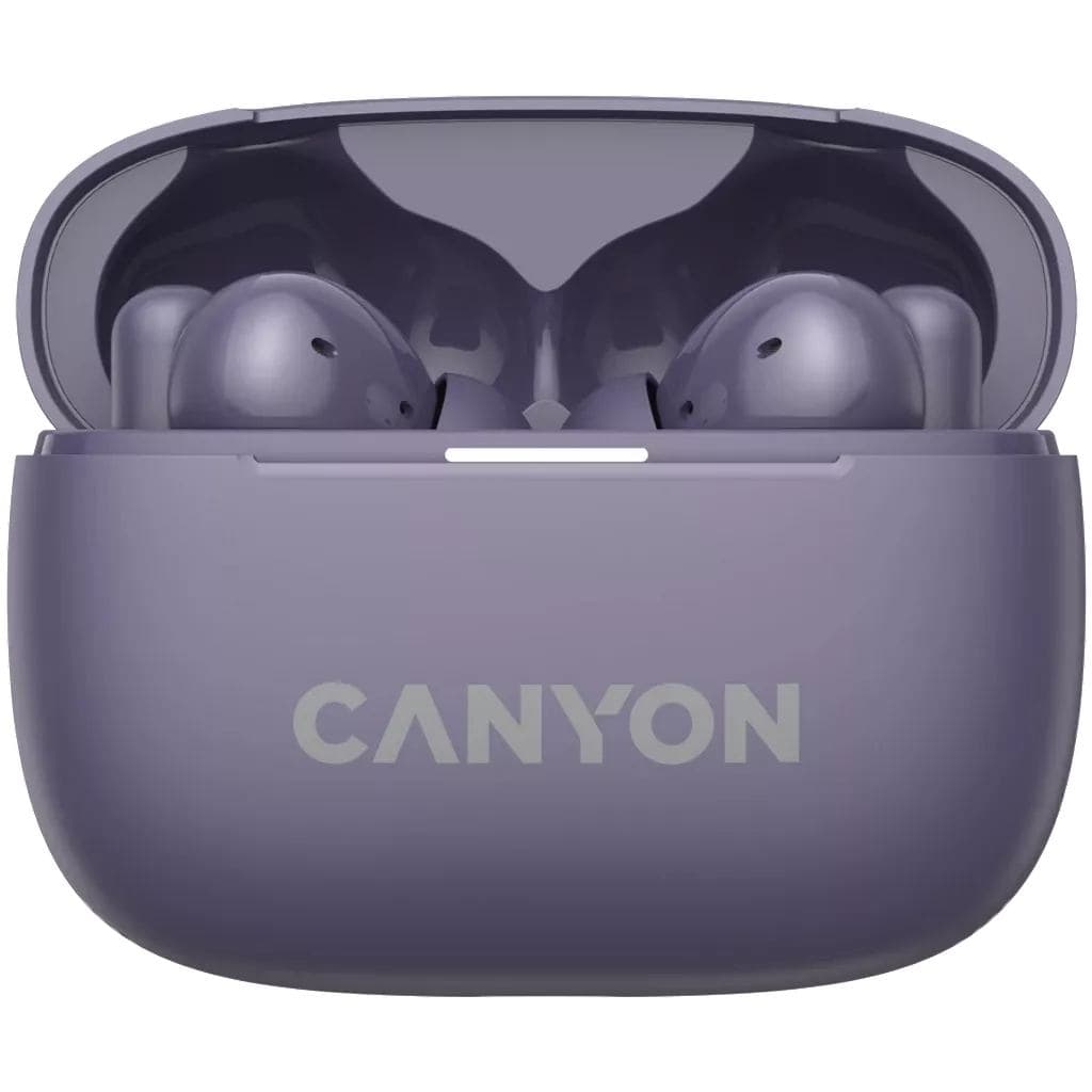 Canyon CNS-TWS10PL cuffia e auricolare True Wireless Stereo [TWS] In-ear Chiamate/Musica/Sport/Tutti i giorni USB tipo-C Bluetooth Viola (Headphones/Headset True - Wireless Stereo [Tws] In-Ear - Calls/Music/Sport/Everyday Usb Type-C Bluetooth Purple 