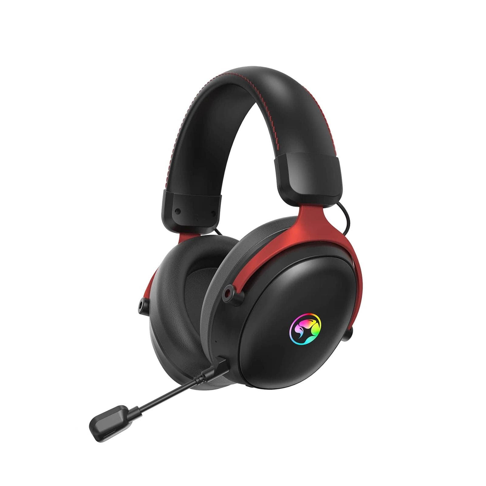 Marvo Scorpion HG9076W Tactic X Pro Wireless Bluetooth / USB-C RGB Gaming Headset [Black] Auricolare A Padiglione (Marvo Scorpion HG9076W Tactic X Pro Wireless Bluetooth / USB-C RGB Gaming Headset [Black])