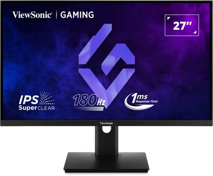 Viewsonic XG27G1 Monitor PC 68,6 cm [27] 1920 x 1080 Pixel Full HD LED Nero (XG27G1 27IN IPS FHD 180HZ - 300NITS 2H1DP MPRT 1MS HAS 150MM)
