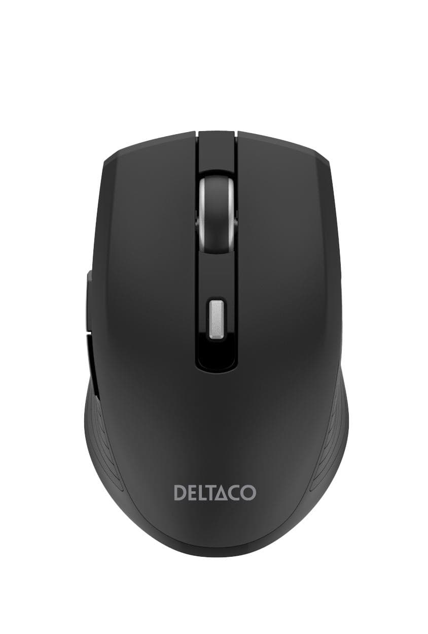 Deltaco MS-813 mouse Universale Mano destra Bluetooth Ottico 1600 DPI (DELTACO Silent Wireless USBC Reciever)