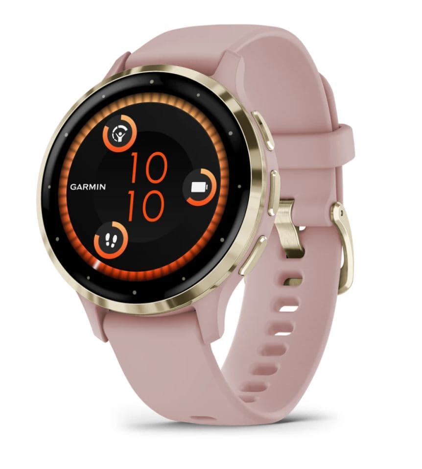 Garmin Venu 3S 3,05 cm [1.2] AMOLED 41 mm Digitale 390 x 390 Pixel Touch screen Oro, Rosa Wi-Fi GPS [satellitare] (Garmin Venu 3S Smartwatch dust rose/soft gold)