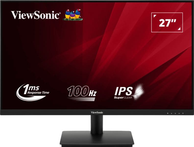 Viewsonic VA270-H Monitor PC 68,6 cm [27] 1920 x 1080 Pixel Full HD LED Nero (VA270-H-2 27IN IPS FHD 16:9 - 100HZ 1MS 250NITS 1000:1 VGA/HDM)