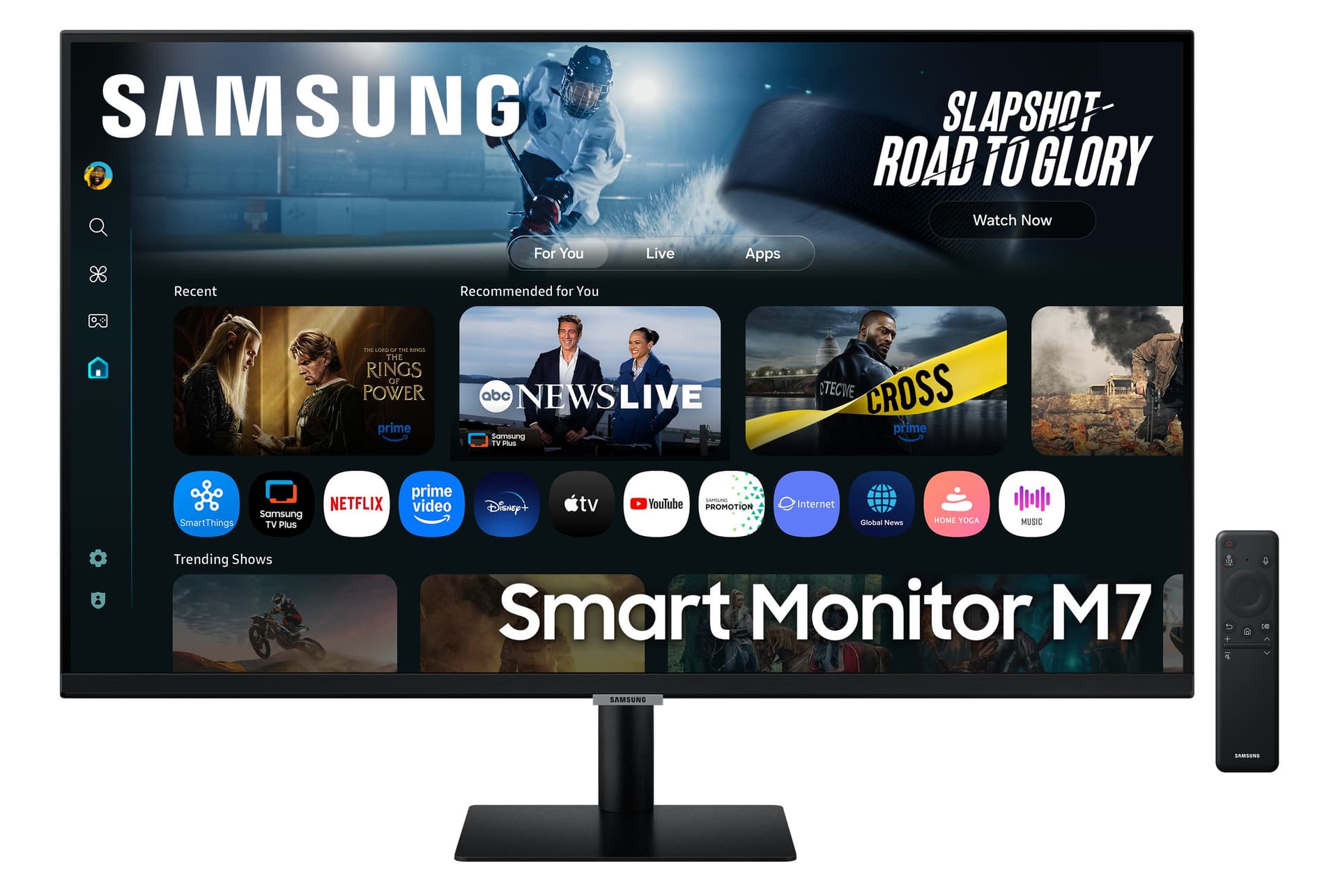 Samsung M7 M70F Monitor PC 81,3 cm [32] 3840 x 2160 Pixel 4K Ultra HD LED Nero (Samsung Smart Monitor M7 LS32FM702UUXE)