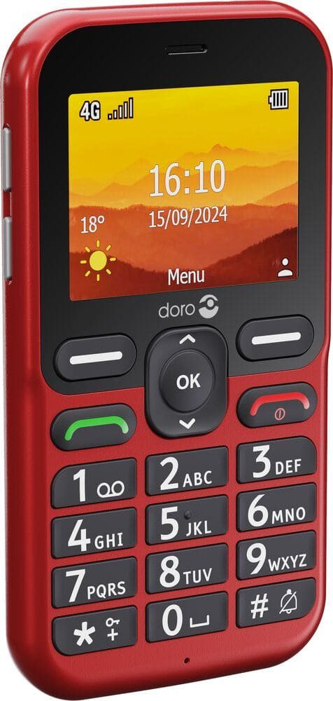 Doro Leva L10 6,1 cm [2.4] 118,9 g Rosso Telefono per anziani (DORO LEVA L10 RED - 2.4IN)