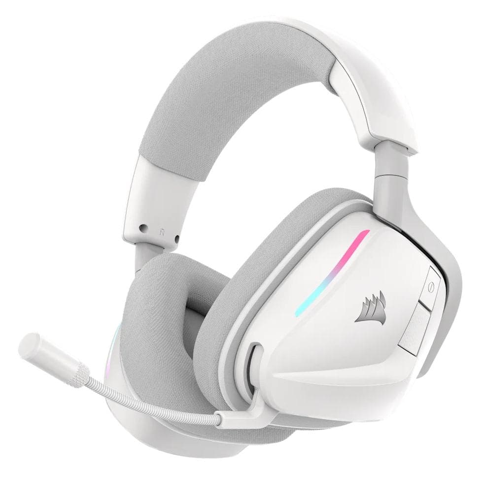 Corsair VOID WIRELESS v2 Auricolare Con cavo e senza cavo A Padiglione Gaming Bluetooth Bianco (Corsair Gaming VOID Wireless BT v2 Whi)