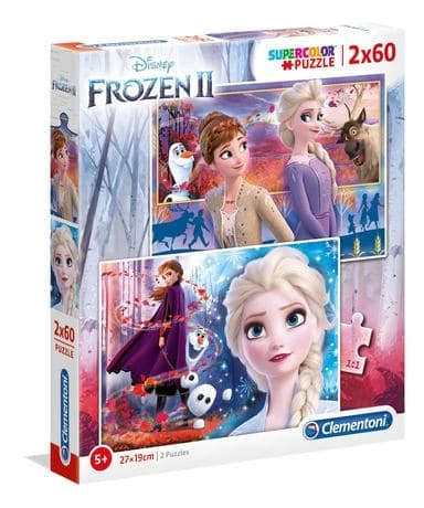 Clementoni Frozen 2 Puzzle 60 pz Televisione/film (Clementoni SuperColor - Disney Frozen)