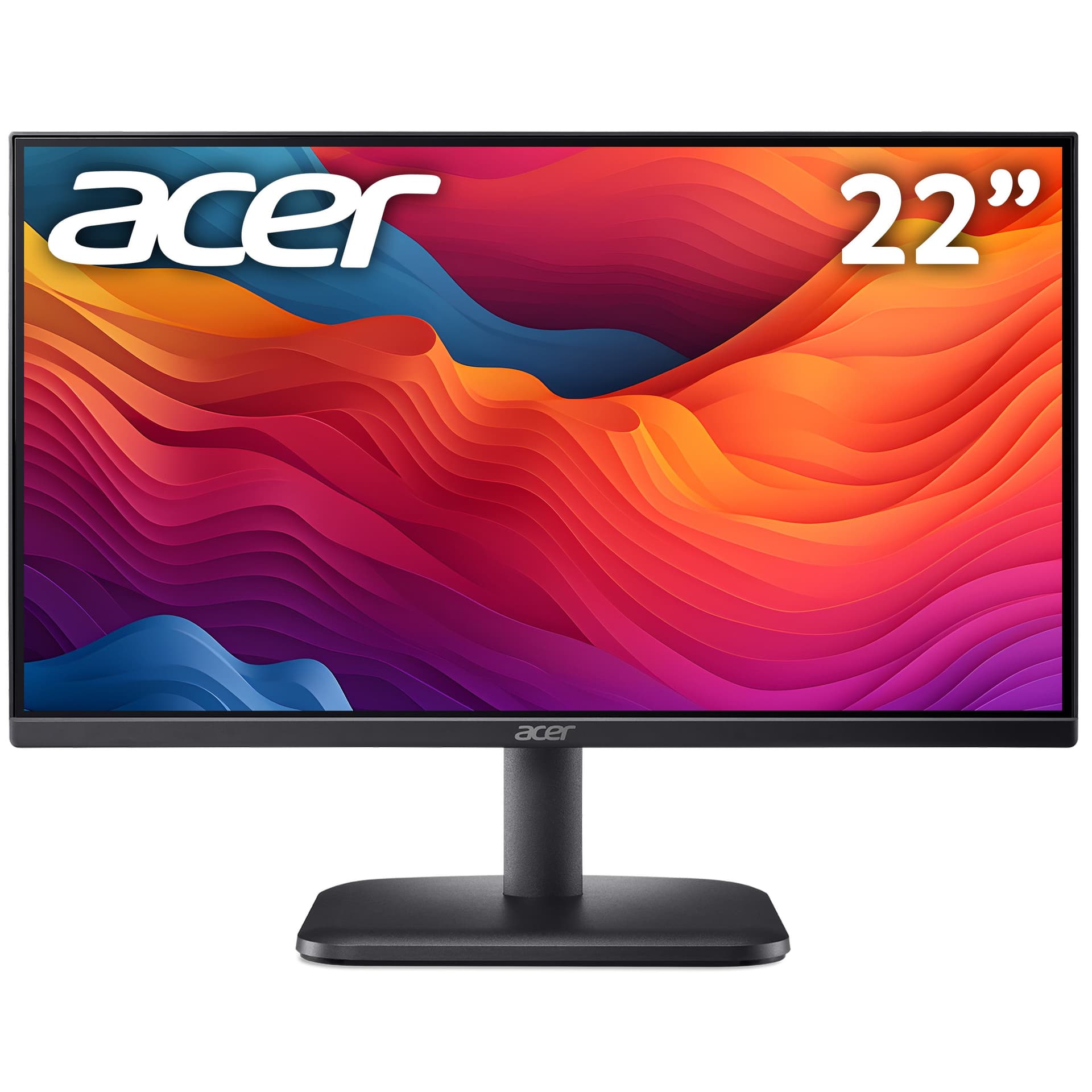 Acer EK1 UM.WE1EE.H02 Monitor PC 54,6 cm [21.5] 1920 x 1080 Pixel Full HD Nero (Acer EK221Q Hbi - EK Series - LED monitor - 22 [21.5 viewable] - 1920 x 1080 Full HD [1080p] @ 100 Hz - VA - 250 cd/mÂ² - 3000:1 - 1 ms - HDMI, VGA - speakers - black)