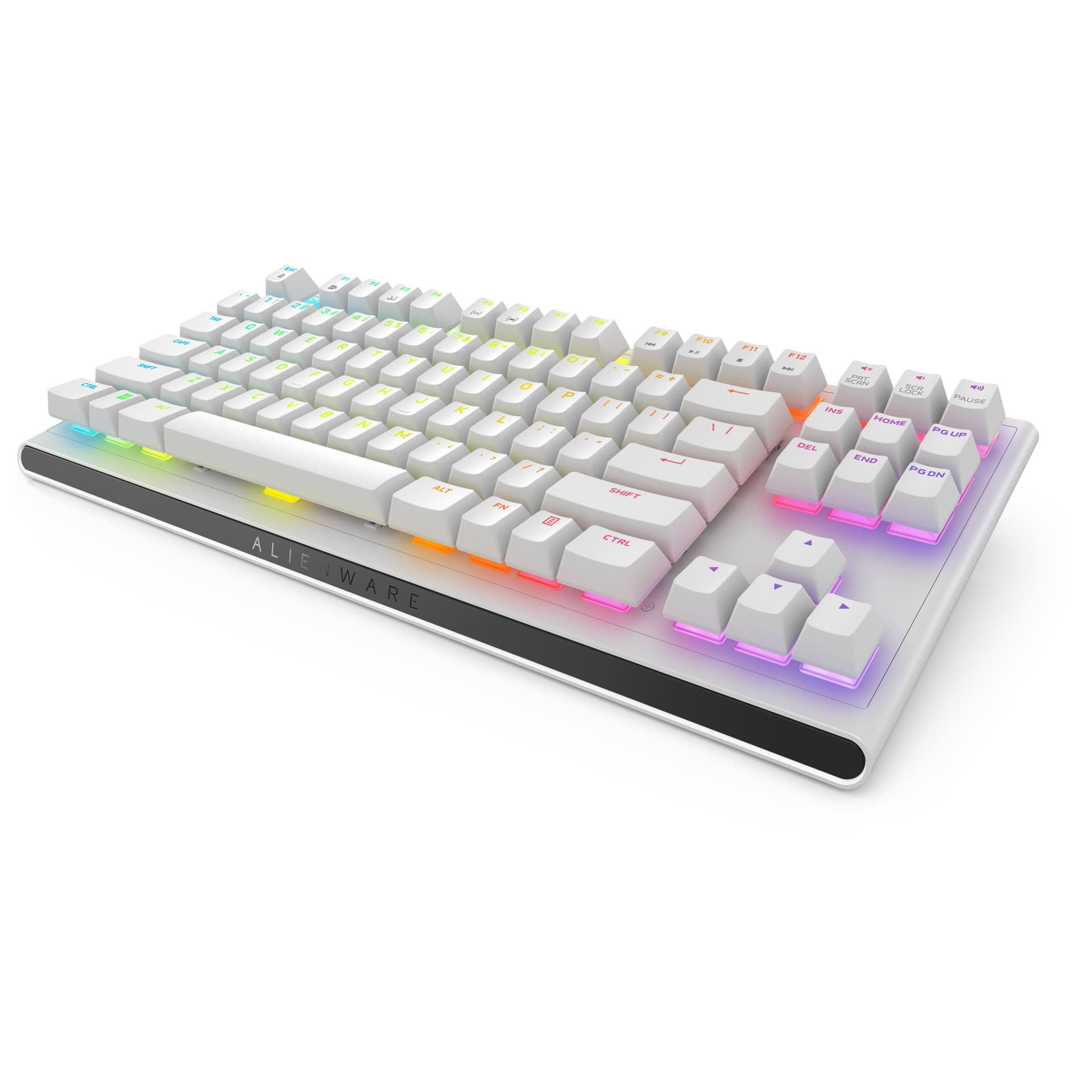 Alienware AW420K tastiera Gaming USB QWERTY US International Bianco (^AW TENKEYLESS GAMING KEYBD - AW420K) - Versione UK