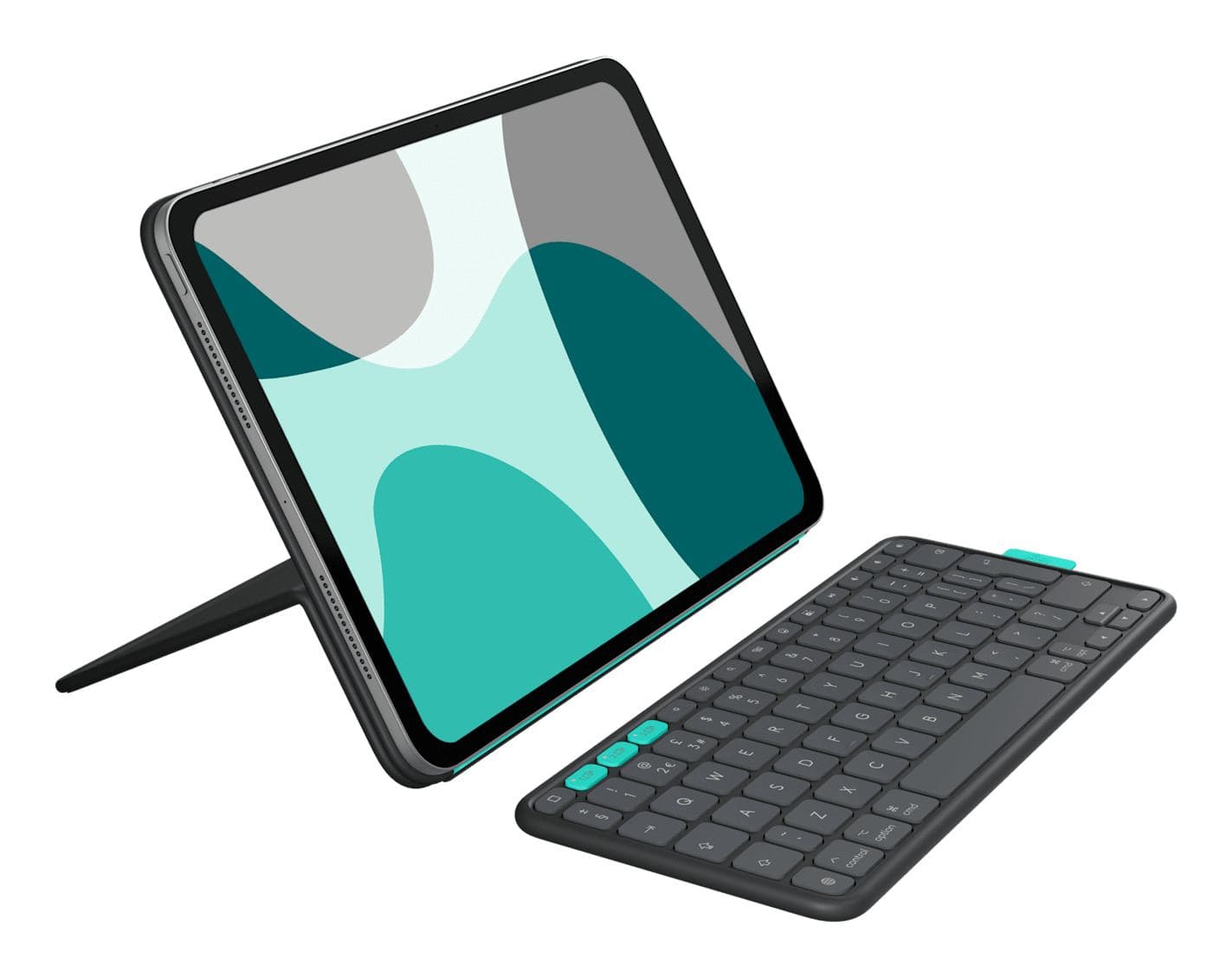 Logitech Flip Folio QWERTY Bluetooth Grafite (FLIP FOLIO - GRAPHITE - UK INTNL - IPAD PRO11 AIR11/5TH) - Versione UK