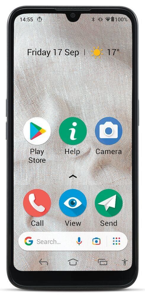 Doro 8100 Plus 15,5 cm [6.1] SIM singola Android 11 Go Edition 4G USB tipo-C 2 GB 32 GB 3000 mAh Grigio (8100 Plus 15.5 Cm [6.1] - Single Sim Android 11 Go - Edition 4G Usb Type-C 2 Gb 32 Gb 3000 Mah Grey - Warranty: 12M)
