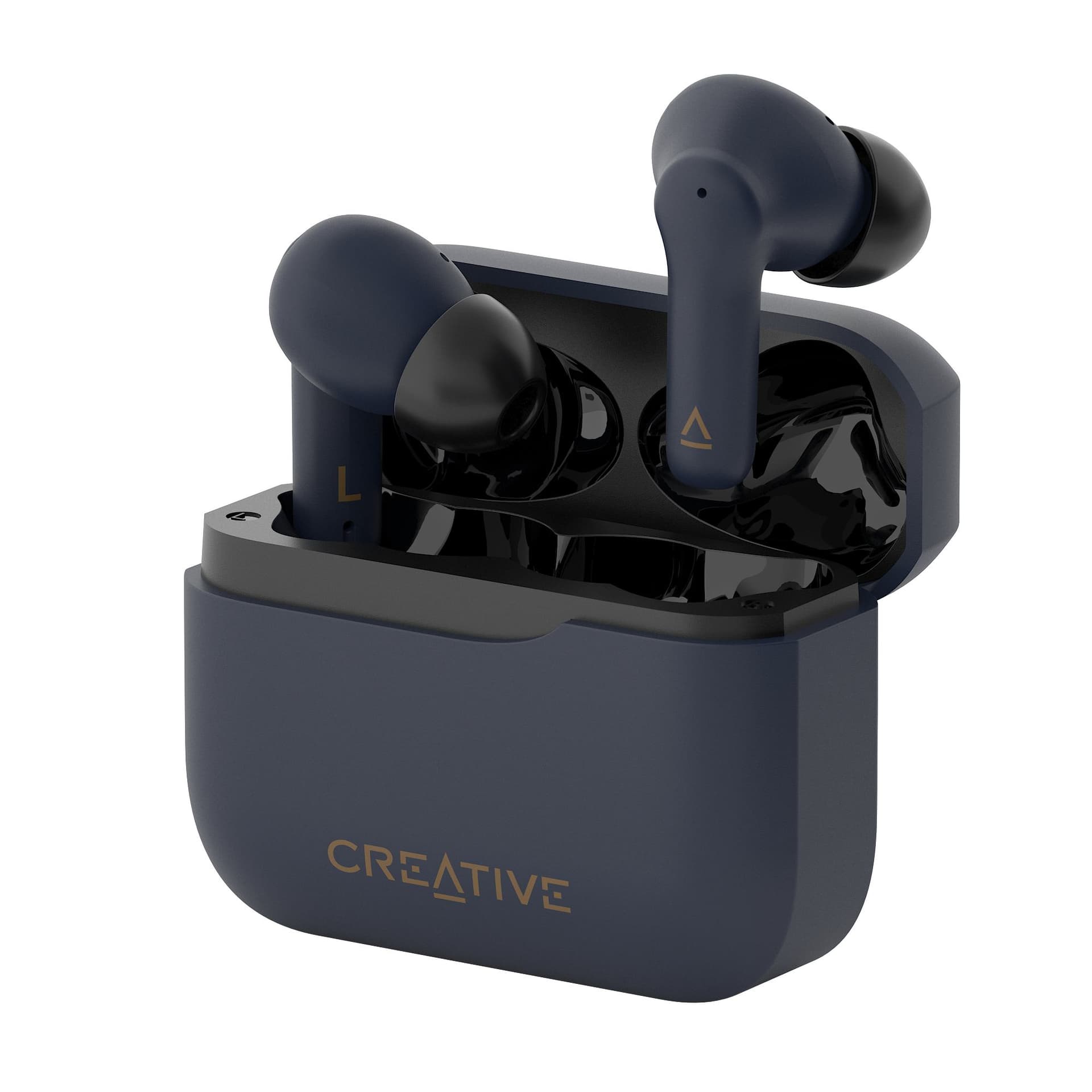 Creative Labs Creative Zen Air Plus TWS In-Ear - mørkeblå Cuffie Wireless Chiamate/Musica/Sport/Tutti i giorni Bluetooth Blu scuro (Zen Air Plus TWS In-Ear, Dark Blue)