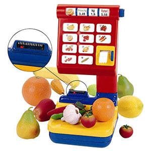 Theo Klein Supermarket scale with electronic weight display (Theo Klein level with electronic displ)
