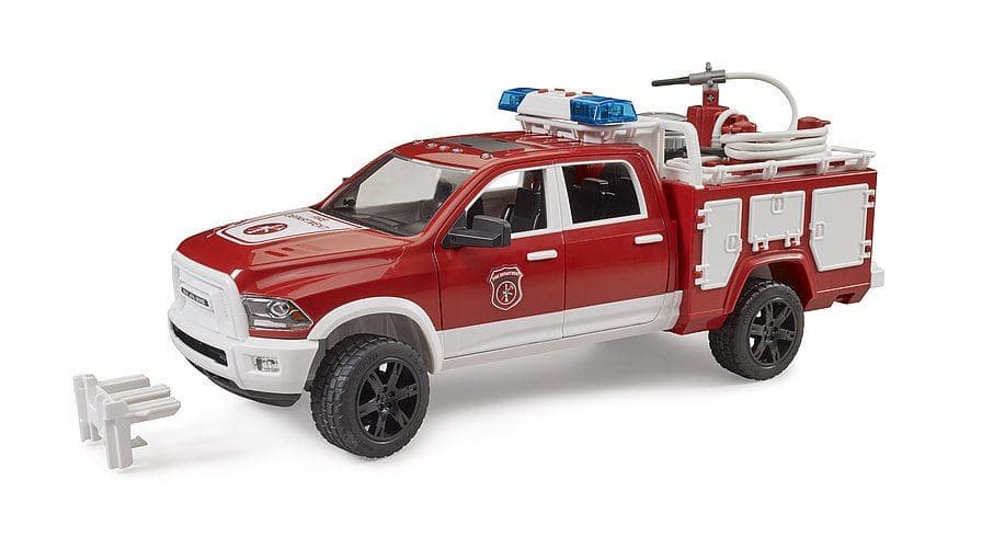 BRUDER RAM 2500 Camion dei pompieri Con modulo Light + Sound (Bruder RAM 2500 fire engine with light)