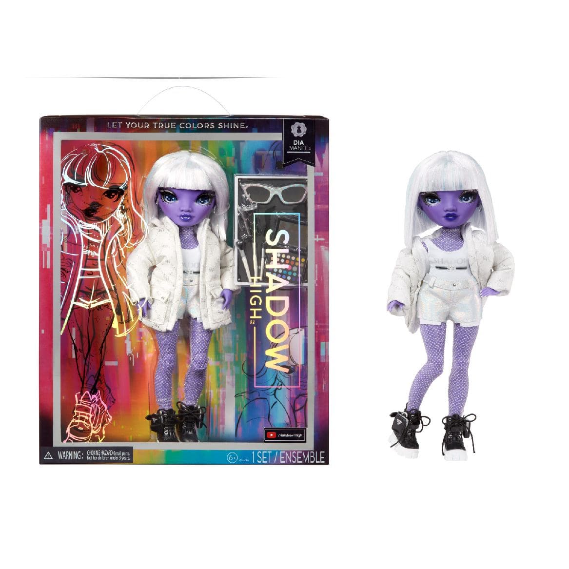 Rainbow High Shadow High 583066EUC bambola (MGA Entertainment Shadow High S23 Purp)