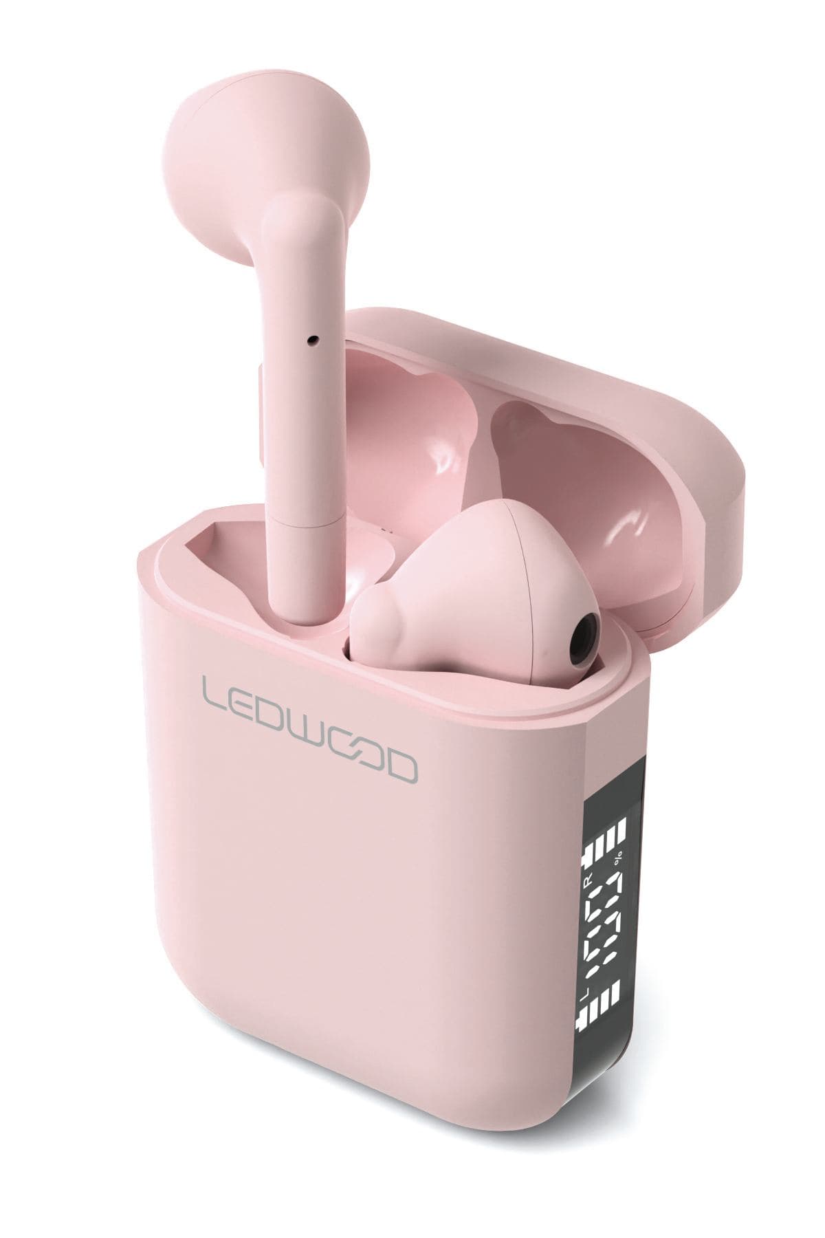 LEDWOOD Apollo S Auricolare True Wireless Stereo [TWS] In-ear Chiamate/Musica/Sport/Tutti i giorni USB tipo-C Bluetooth Rosa (LEDWOOD Headphone Apollo TWS True Wire)