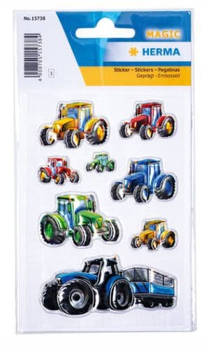HERMA Tractors Race adesivo per bambino (Herma stickers Magic traktor race [1])