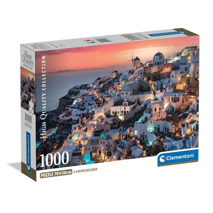 Clementoni High Quality Collection 39933 puzzle 1000 pz Landscape (1000 pcs. CB HQC Shades Santorini)