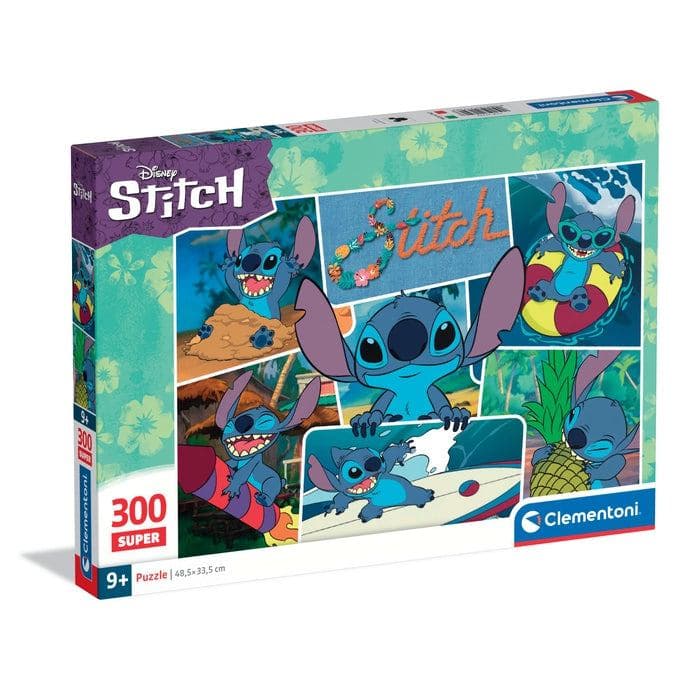 Clementoni Supercolor 21742 puzzle 300 pz Cartoni (300 pcs Disney Stitch)
