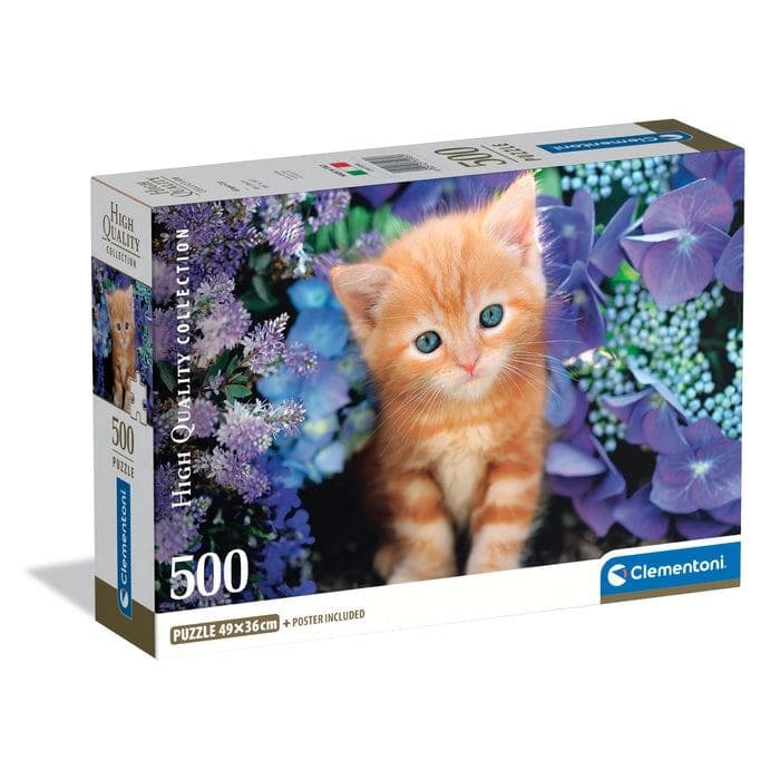 Clementoni High Quality Collection 35585 puzzle 500 pz Animali (500 pcs CB HQC Ginger Cat)