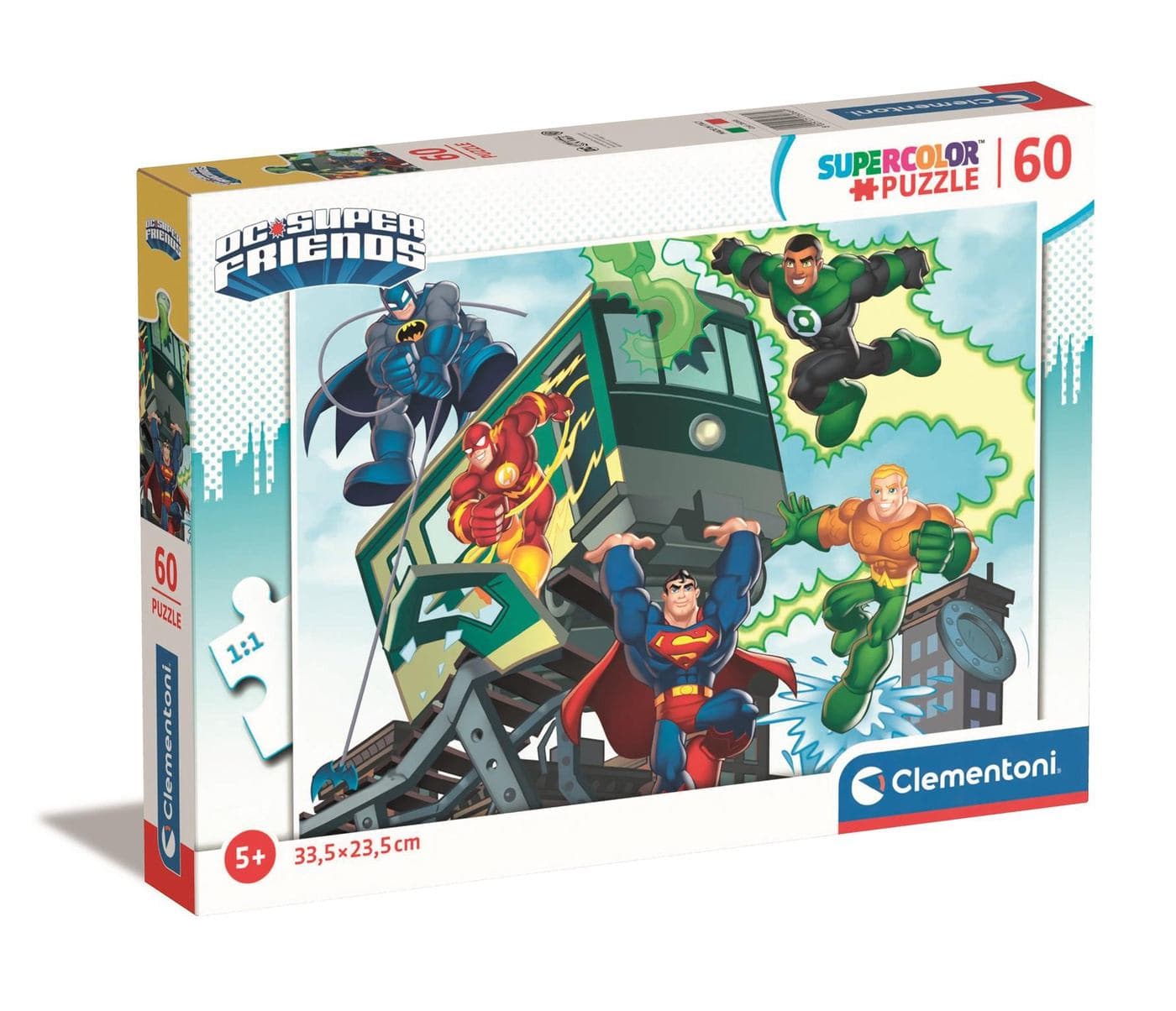 Clementoni Supercolor DC Comics Super Friends Puzzle 60 pz Fumetti (Clementoni DC Comics 60el.26066)