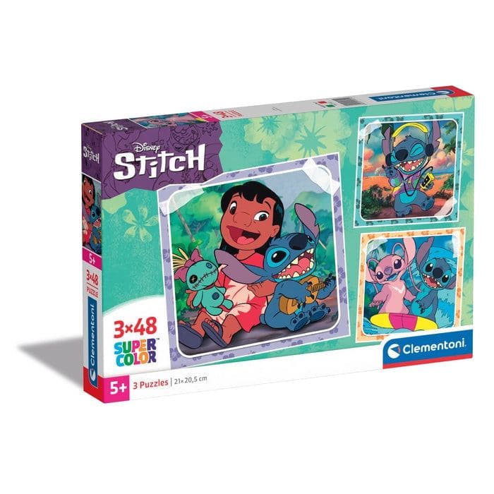 Clementoni Supercolor Stitch Puzzle 48 pz Cartoni (Stitch)