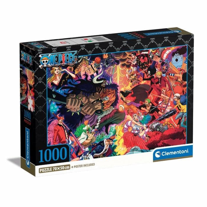 Clementoni Impossible One Piece Puzzle 1000 pz Cartoni (1000 pcs. CB HQC Impossible One Piece)