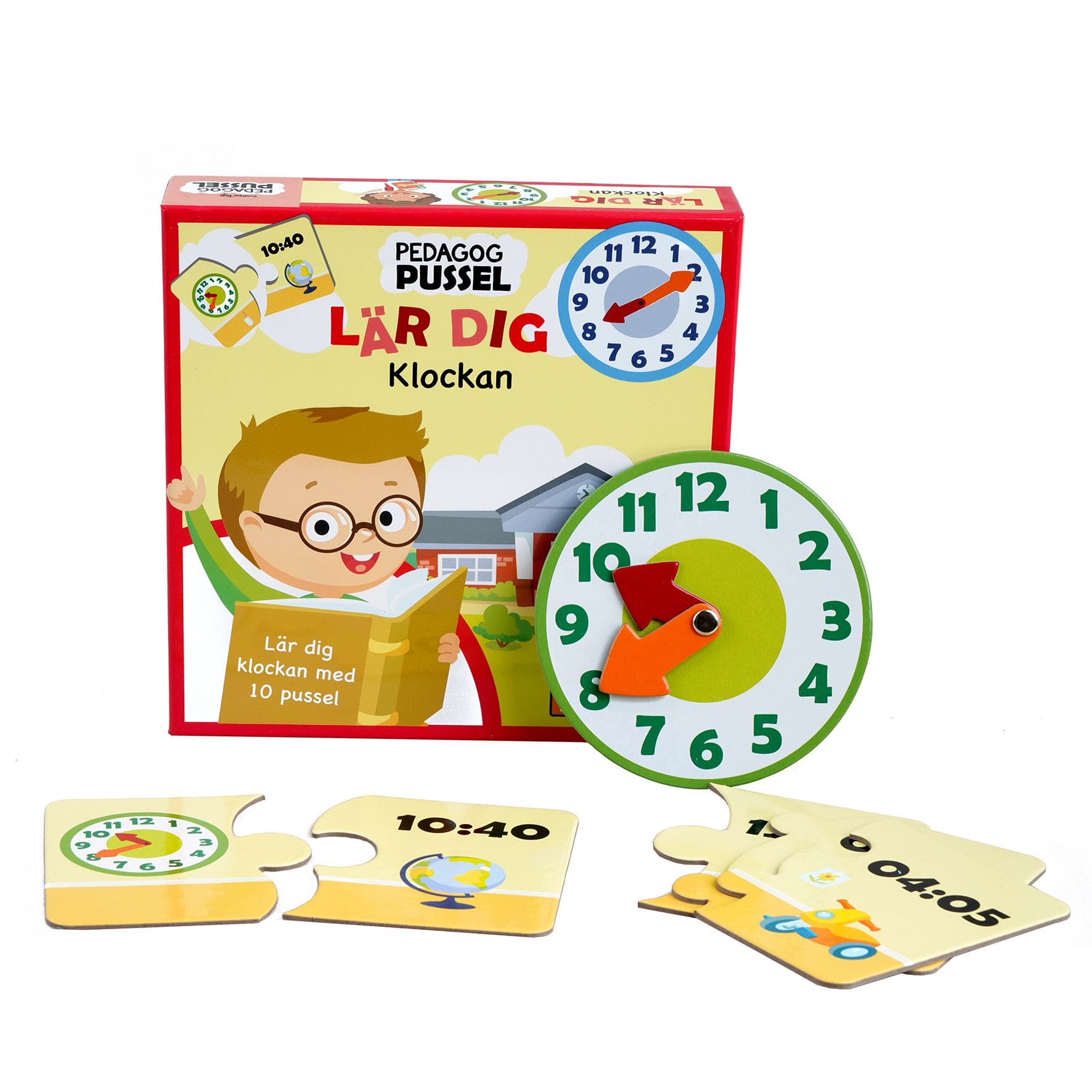 Barbo Toys 5804 puzzle Studio (Barbo Pedagog Pussel LÃÂ¤r Dig Klockan)