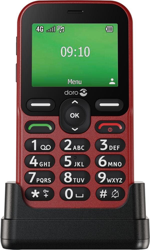 Doro Leva E10 6,1 cm [2.4] 118,9 g Rosso Telefono per anziani (DORO LEVA E10 RED - 2.4IN)