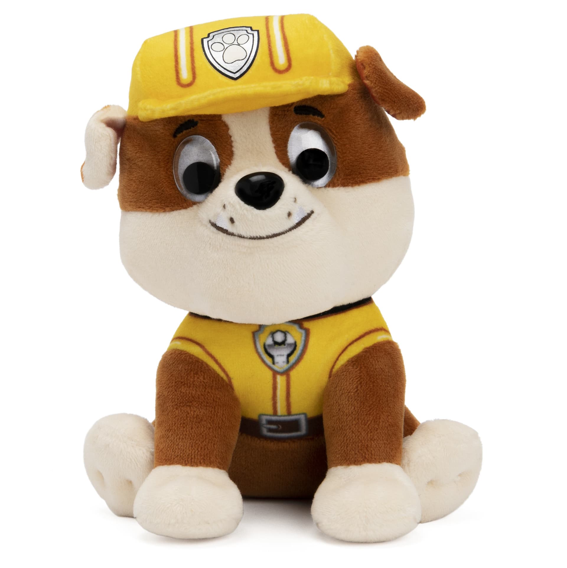 PAW Patrol Gund, peluche Rubble da 15cm, per bambini da 1 anno (Spin Master Gund Paw Patrol scratch 15)