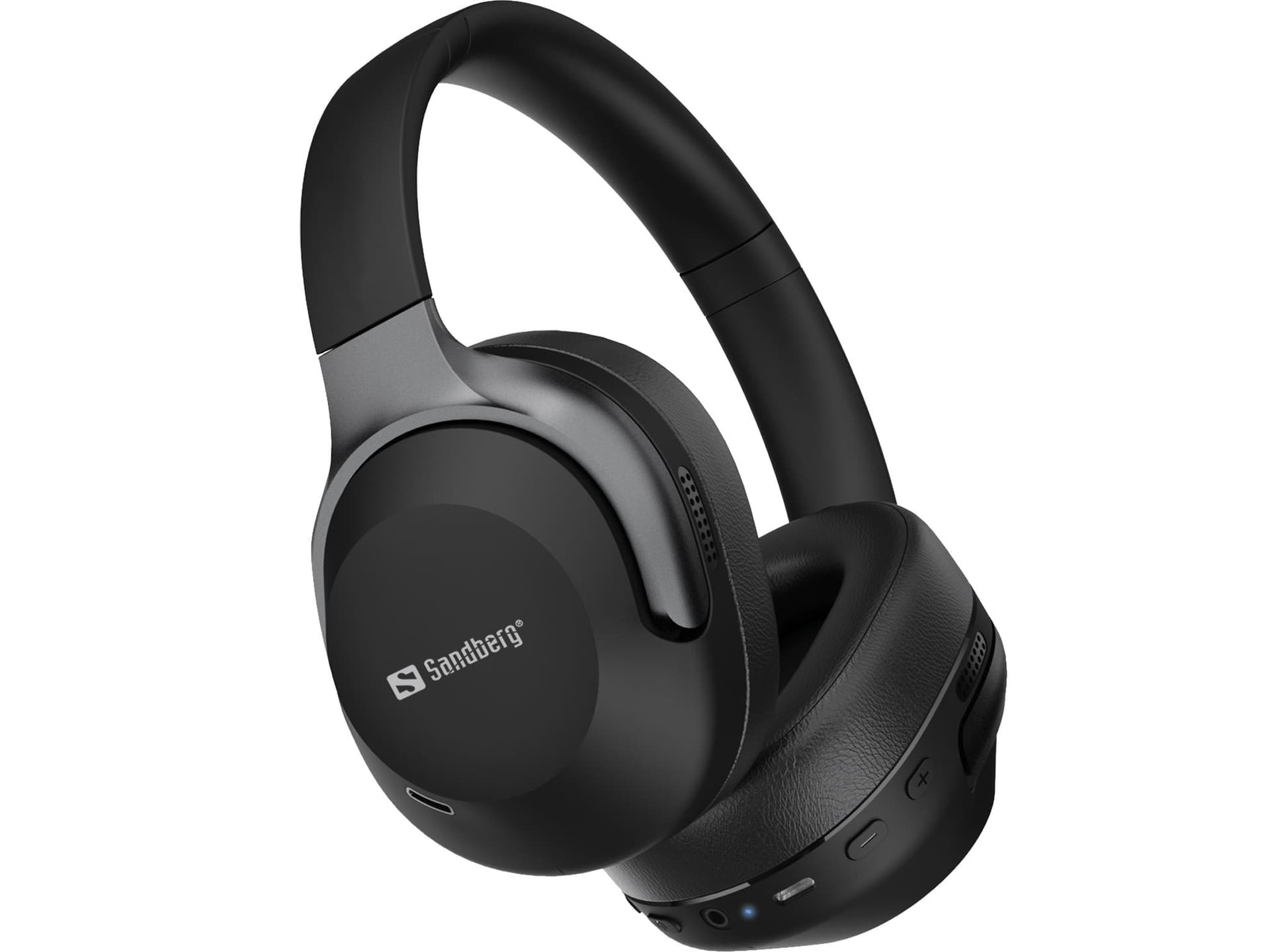Sandberg 126-53 cuffia e auricolare Wireless A Padiglione Musica e Chiamate Bluetooth Nero (Wireless Travel Headset - ANC+ENC Wireless Travel - Headset ANC - Warranty: 60M)