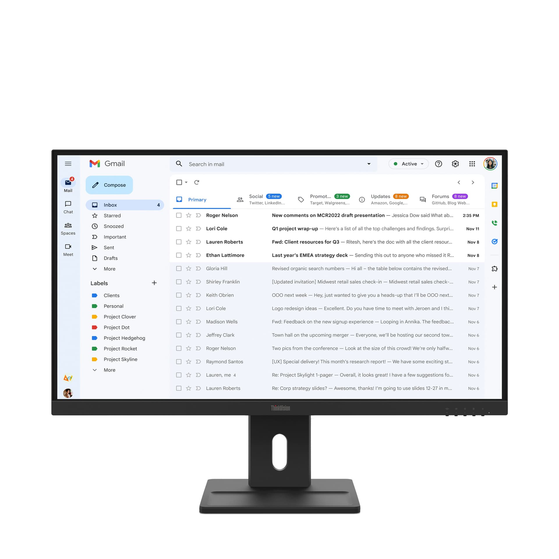 Lenovo ThinkVision E27-40 Monitor (Lenovo ThinkVision E27-40 - LED monitor - 27 - 1920 x 1080 Full HD [1080p] - IPS - 300 cd/mÂ² - 1500:1 - 4 ms - HDMI, VGA, DisplayPort - speakers - raven black)