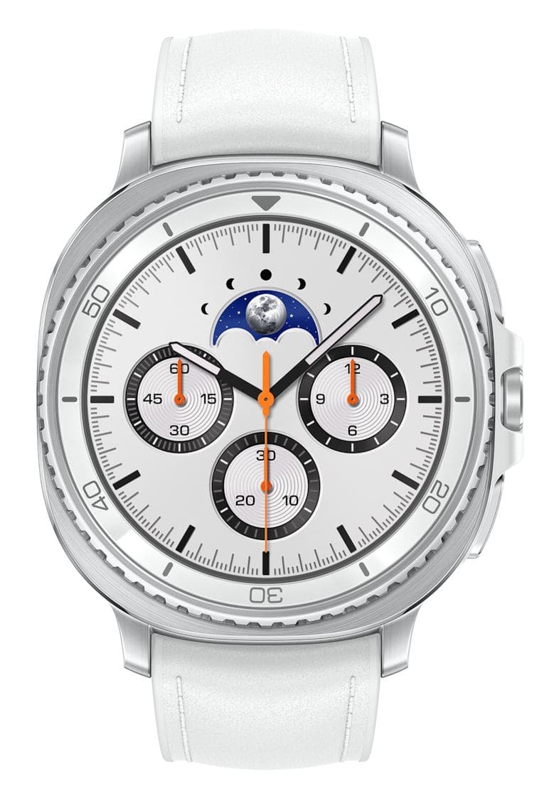 Samsung Galaxy Watch 8 Classic 3,3 cm [1.3] AMOLED 46 mm Digitale 438 x 438 Pixel Touch screen Argento Wi-Fi GPS [satellitare] (Samsung Galaxy Watch8 Classic Bluetoot)