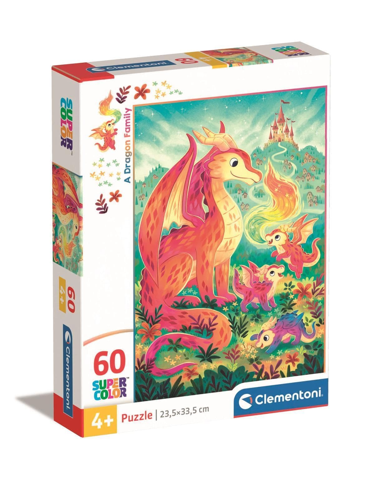 Clementoni 26600 puzzle (PZL 60 Noli A Dragon Family)
