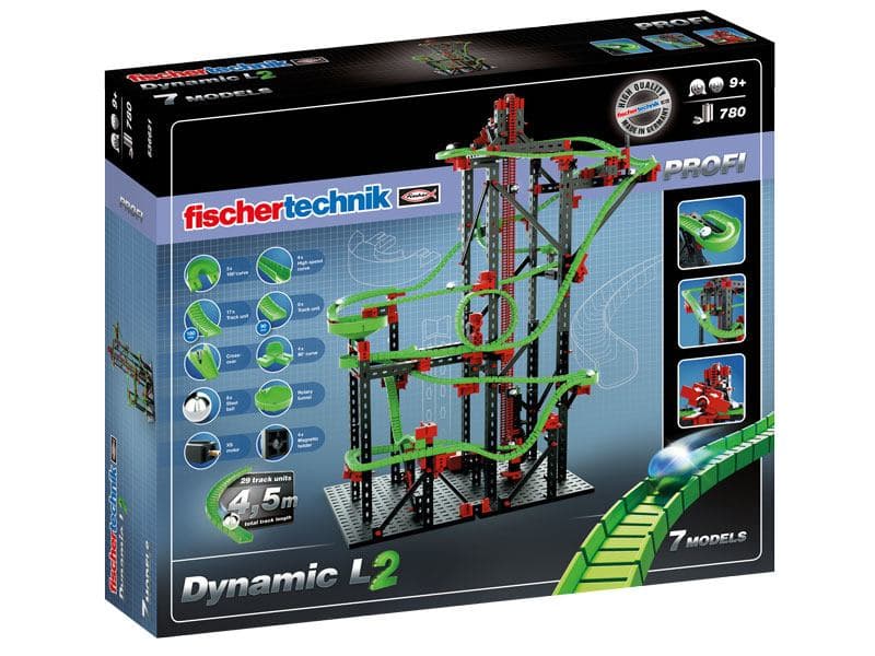 fischertechnik 536621 gioco/giocattolo di abilità Biglie e pista per biglie giocattolo [set] (fischertechnik PROFI - Dynamic L2 - by)
